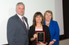 Jennifer N. Seth-Cimini, major gifts officer, received an award for promoting inclusion and cultural diversity.
