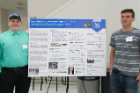 Students from Westfield Academy and Central School — Dustin Strain, left, and Lincoln Paternosh — presented a poster titled “Russian Bigfoot or Invasive Raccoon? Sequence >KJ155711.1.”