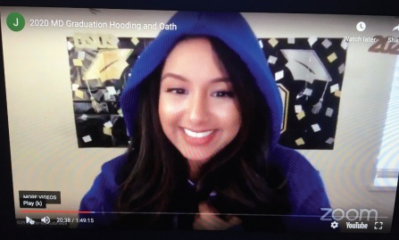 Screen capture of virtual hooding event. 