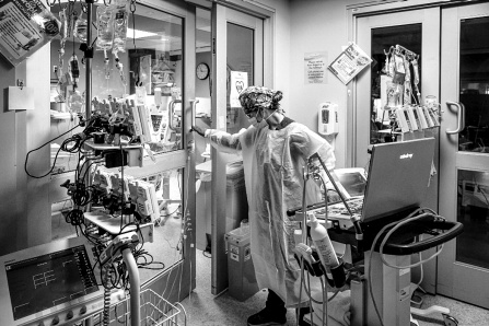 Jaclyn Funk, a vascular technologist with UBMD Surgery. 