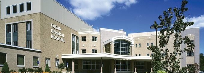 Buffalo General Medical Center building exterior. 