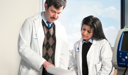 Andrew H. Talal, MD, MPH with Alia Hasham, MD. 