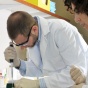 Professor and research assistant working in Psychiatry Cell Biology Laboratory. 