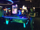 Air hockey battle! 