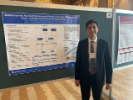 Dr. Harold Hamann with his abstract at the 2019 Northeastern Section of the American Urological Association.