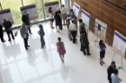 The Department of Medicine’s inaugural Research Day, held in the atrium of the UB Clinical and Translational Research Center, attracted diverse researchers.