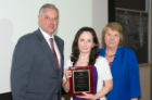 Third-year medical resident Emily A. Langan, MD, received an award for promoting inclusion and cultural diversity. 