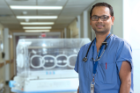Ajay Pratap Singh won a Frawley fellowship honorable mention for studying an analgesia program in neonates undergoing thoracoabdominal surgery.
