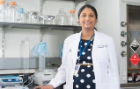 Rutika Mehta received a Mindell/Brody award for her work on triple negative breast cancer.