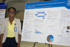 Internal medicine resident Adebola O. Ogunsakin, MBBS, presented a poster in the incUBation category.