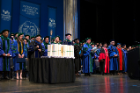 The Jacobs School of Medicine and Biomedical Sciences conducted its 172nd commencement on May 4 at the Center for the Arts on UB’s North Campus.