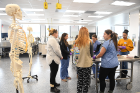 Scouts visit the Gross Anatomy Lab.