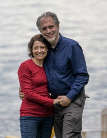 Zoom image: Marc Levine, MD '83 and Deborah Feldheim, MD '84
