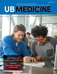 UB Medicine Winter 2020 cover. 