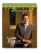 Physician on the cover of the magazine. 