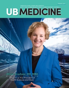 UB Medicine Spring 2022 cover. 