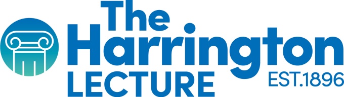 The Harrington Lecture est 1896. 