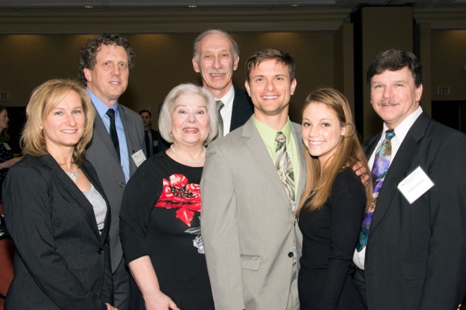 alumni at the Gold Humanism dinner. 