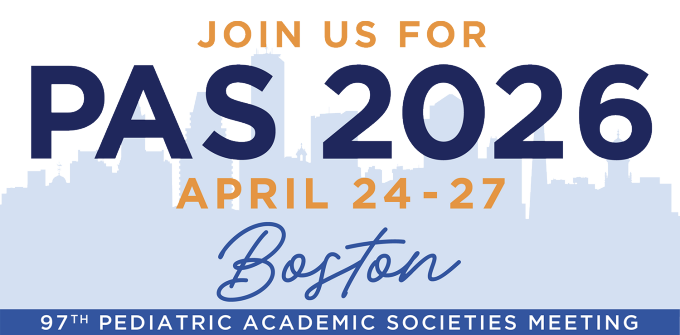 97th Annual Pediatric Academic Societies Meeting for 2026 with date and location. 
