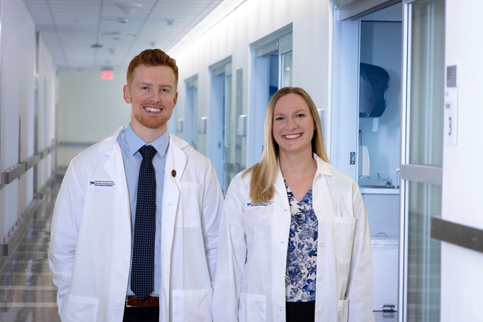 From left to right: James (Dan) O'Malley and Sarah Quinn-Day. 