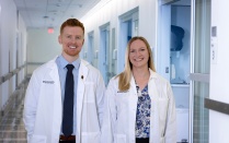From left to right: James (Dan) O'Malley and Sarah Quinn-Day. 