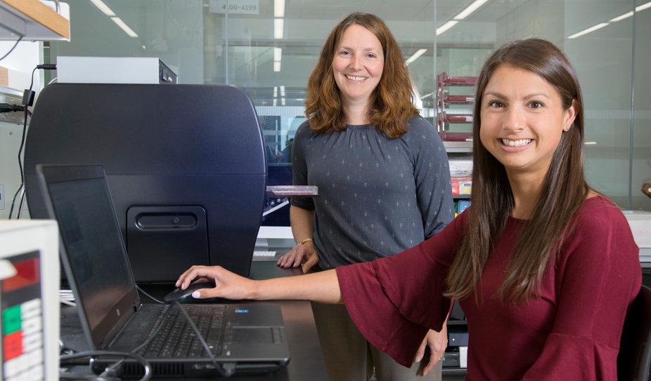 Christine Schaner Tooley, PhD and and Haley Parker. 