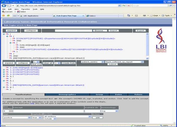 Software screen capture. 