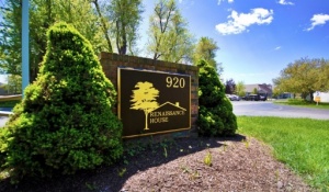 Renaissance Campus sign outside. 