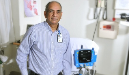 G. Iyer Parameswaran in the COPD unit.