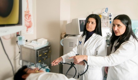 Alia Hasham, MD, with Abha Rani, MD.