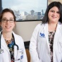 Amy Case, MD, and fellow Mehak Swami, MD. 
