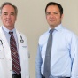 Eric Ten Brock, MD, with fellow Usman Riaz, MD. 