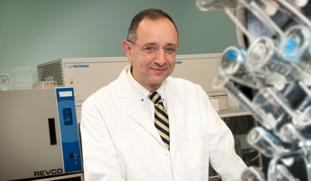 Ali A. El Solh, MD, performs research.