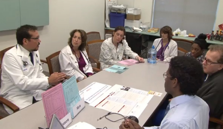 medical staff meeting. 