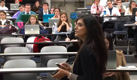 Rashmi Bismark teaching.