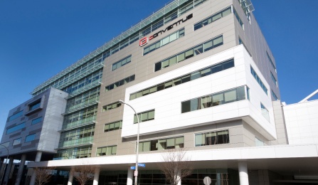 Exterior of Conventus building.