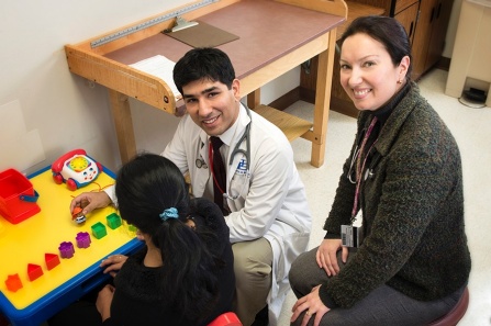 Faculty member and resident. 