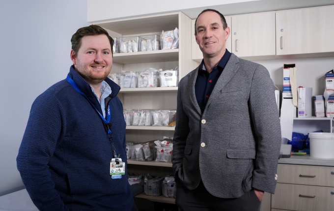 Ryan Riley, DO (PGY-3) and Jeremy Doak, MD.