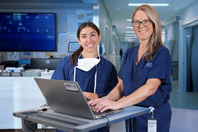 Jennifer Gurske-dePerio, MD and Zoe Farkash. 