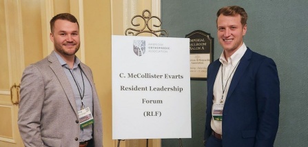 Dustin Morgan, MD, and Alexander Macfarlane, MD. 