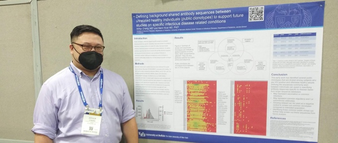 Dr. Arthur Chang at ID Week. 