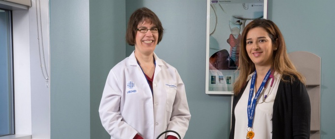 Kathleen Bethin and Lina Saadeh. 
