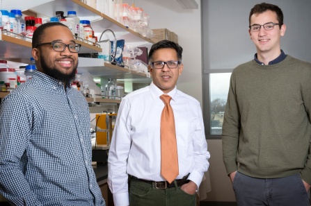 Rasheen Powell PhD Student; Arin Bhattacharjee PhD; Garrett Sheehan PhD Student. 