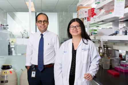Umesh Sharma MD; Shirley Xu PhD Student. 