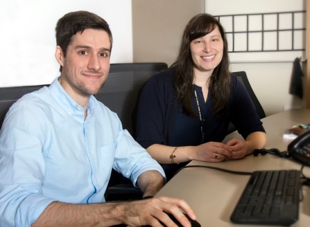 Charles Camp and Laura Hanrahan.