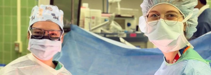 Students in the OR. 