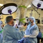 Plastic surgeons in the operating room. 