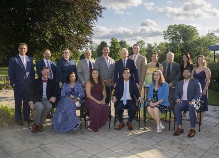 Group of vascular fellowship program graduates. 