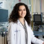Kiana Saade, MD in a clinical setting. 