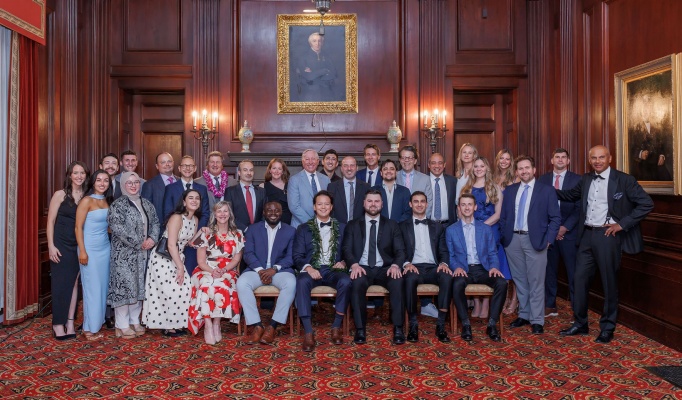 Group of faculty and trainees. 